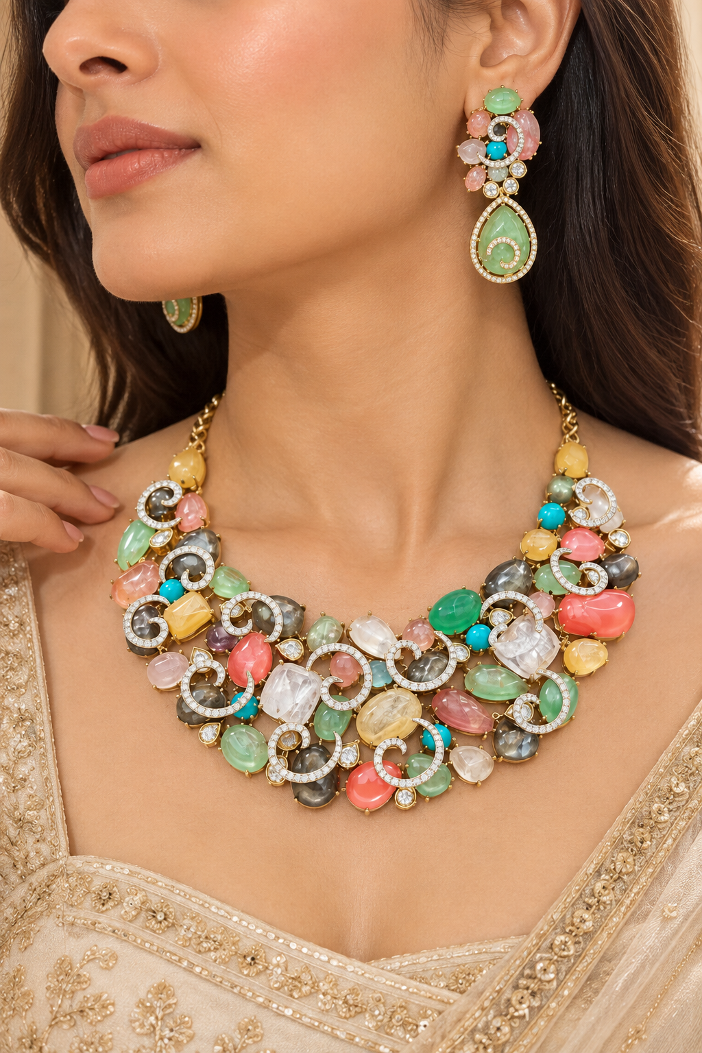Rangmahal Necklace GS#2707