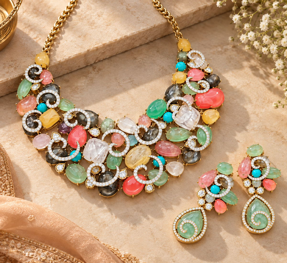 Rangmahal Necklace GS#2707